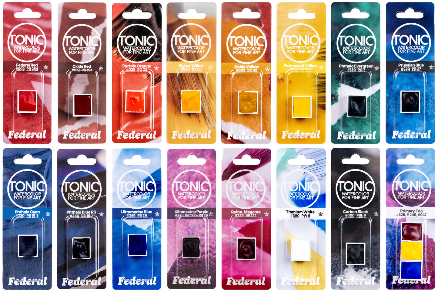 Tonic Watercolor Half Pan Retail Bundle