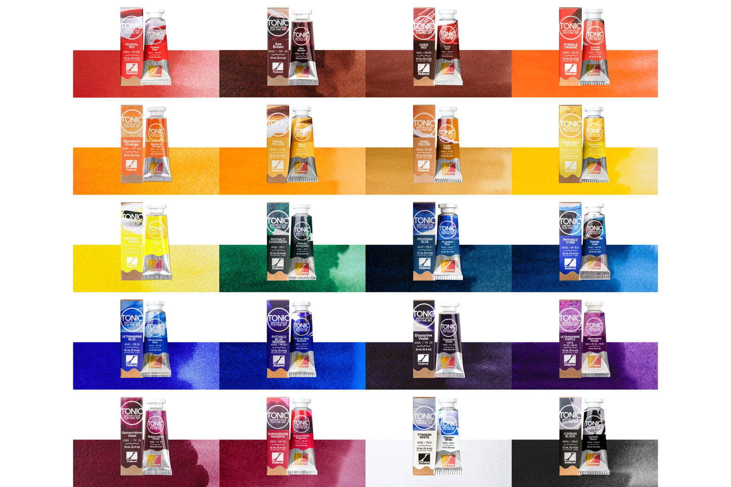 Tonic Watercolor 12mL Tubes Retail Bundle