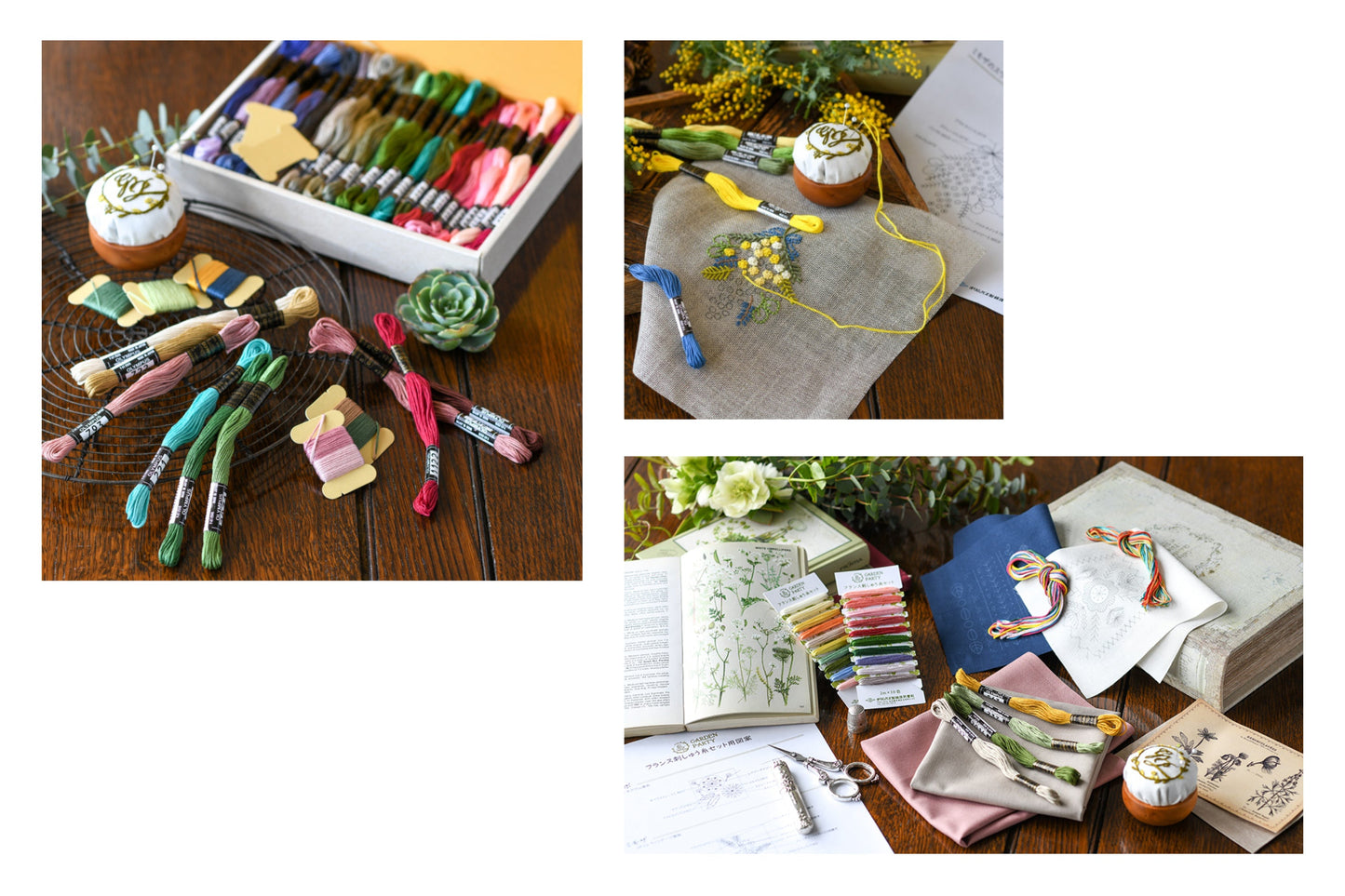 Garden Party Embroidery Thread, 10-Color Set #07