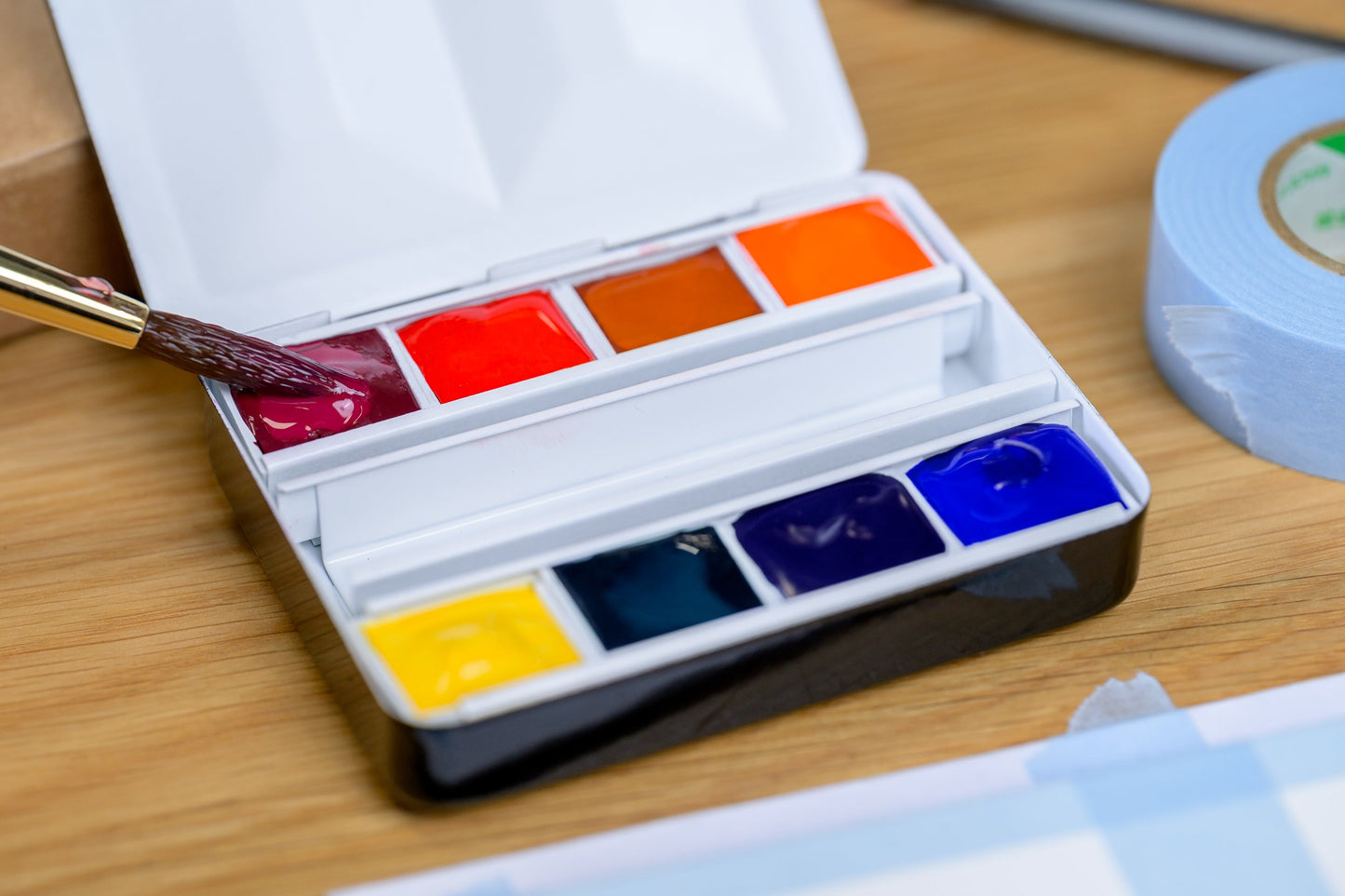 Tonic Watercolor Half Pans, #275 Ultramarine Purple