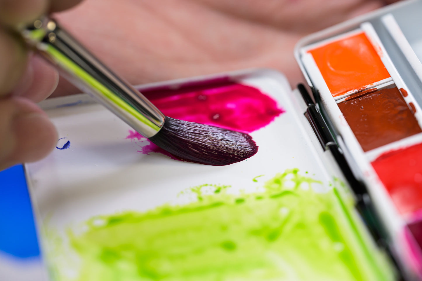 Tonic Watercolor Half Pans, #275 Ultramarine Purple