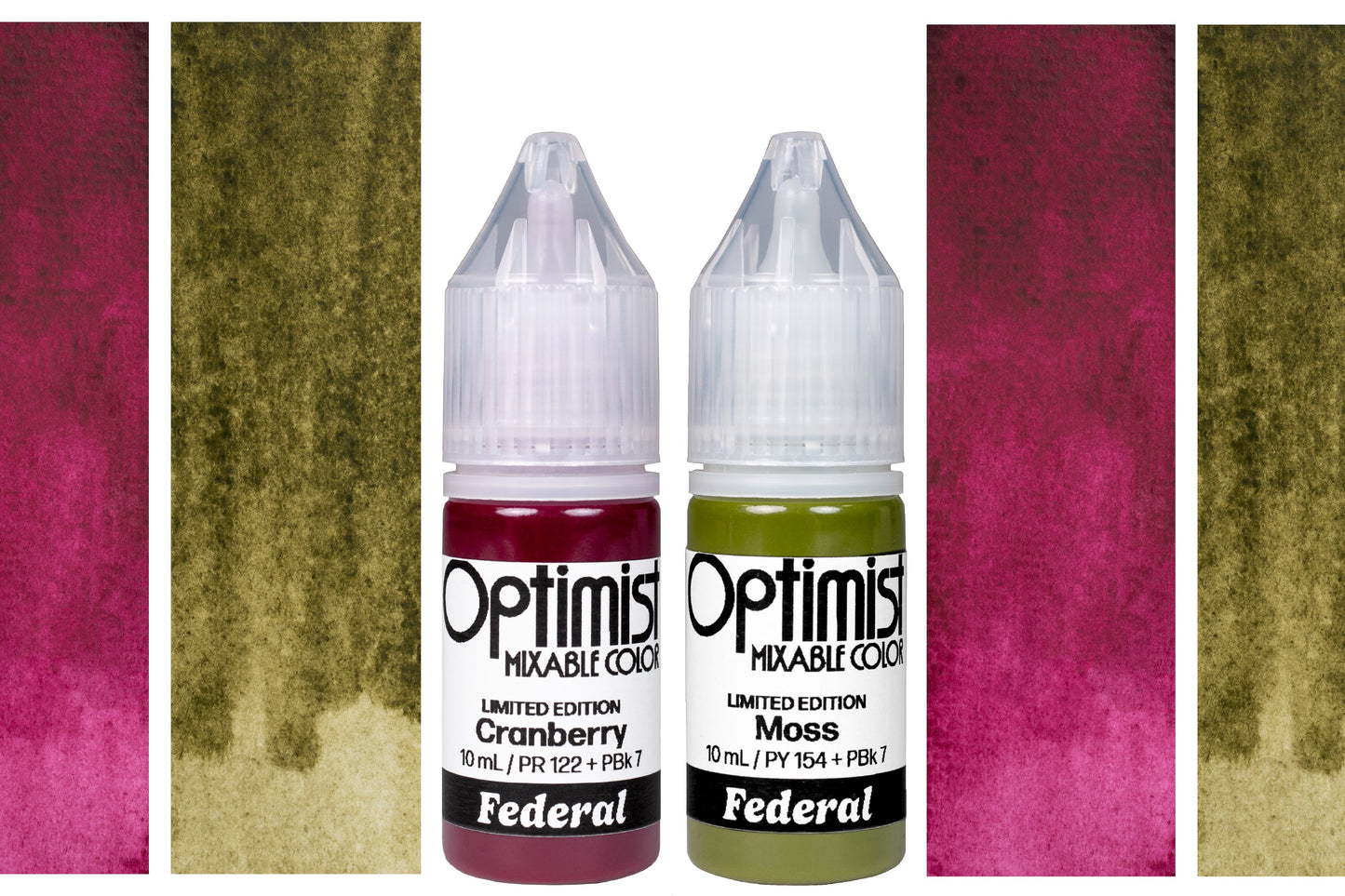 Optimist Limited Edition: Cranberry + Moss, Set of 2