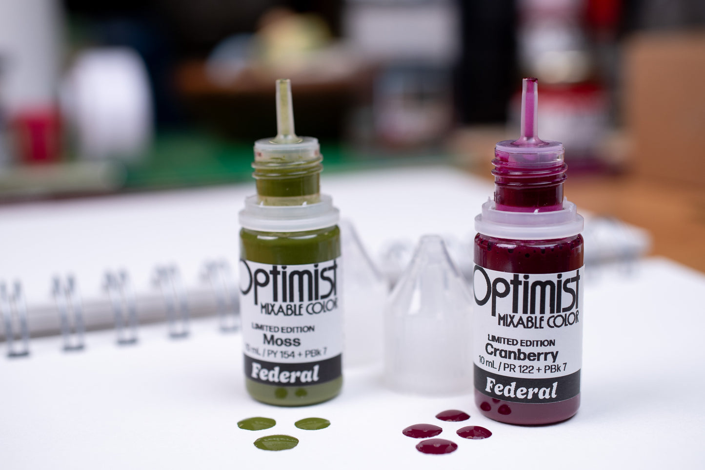 Optimist Limited Edition: Cranberry + Moss, Set of 2