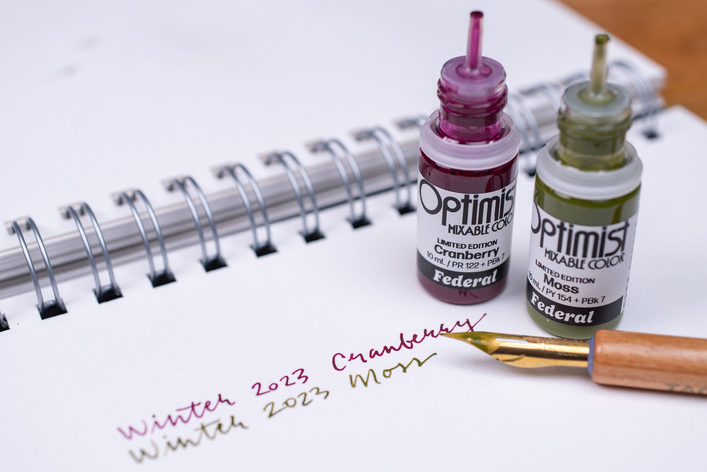 Optimist Limited Edition: Cranberry + Moss, Set of 2