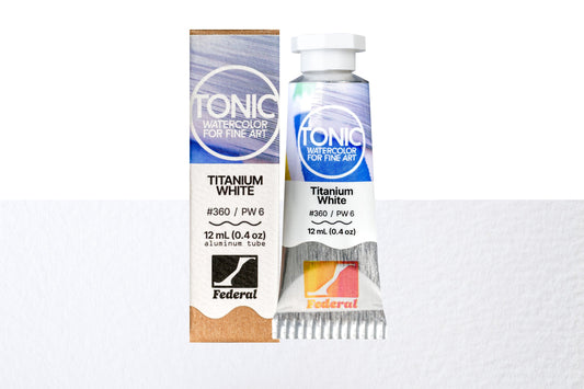 Tonic Watercolor, 12 mL Tube, #360 Titanium White
