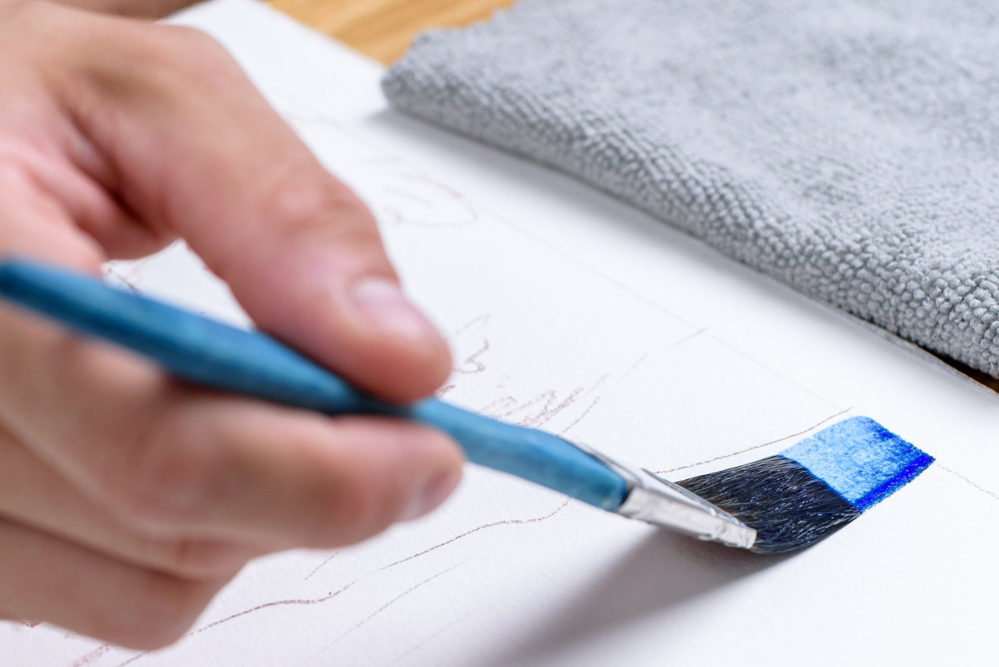 Tonic Watercolor, Porcelain Pan, #245 Ultramarine Blue