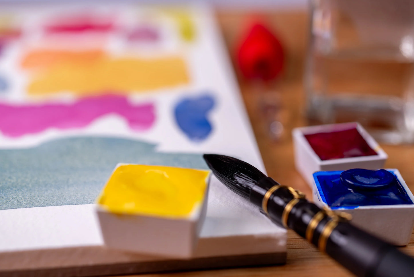 Tonic Watercolor Half Pans, #240 Phthalo Blue Reddish