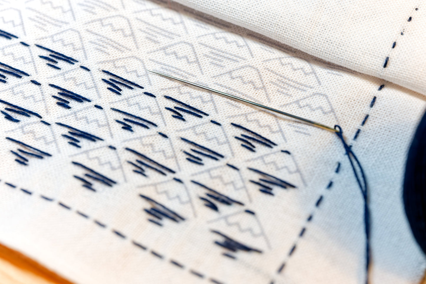 Olympus Thin Sashiko Thread, #212 Rose Red