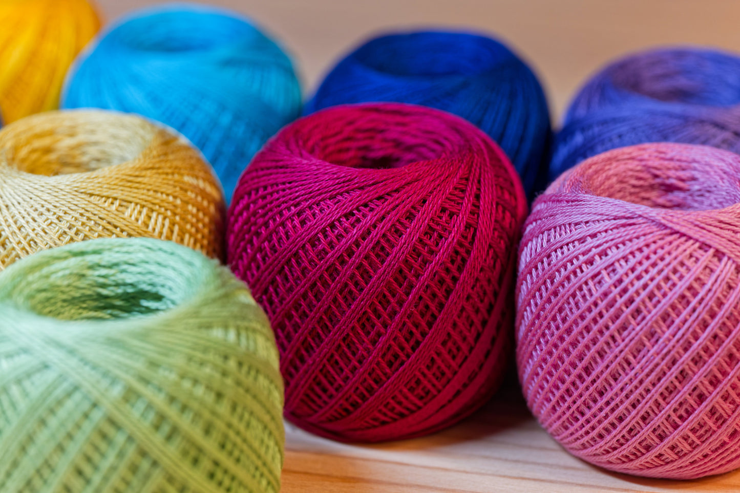 Olympus Thin Sashiko Thread, #221 Bright Pink