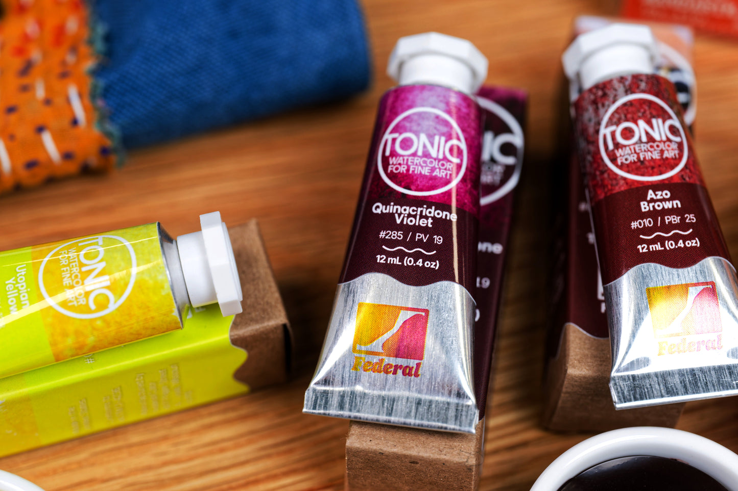 Tonic Watercolor, Porcelain Pan, #285 Quinacridone Violet