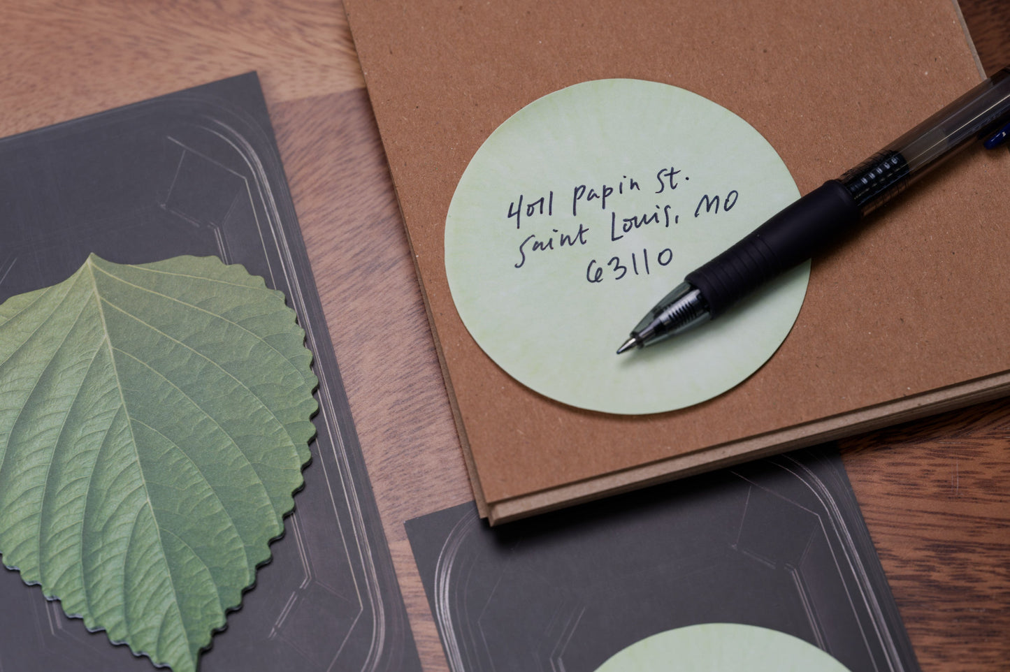 B8 Mart Sticky Notes, Perilla Leaf