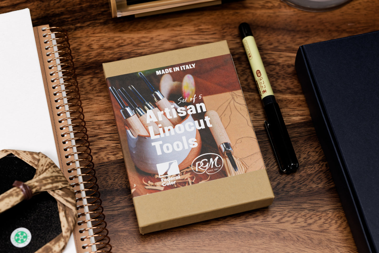 Artisan Linocut Tools, Set of 5