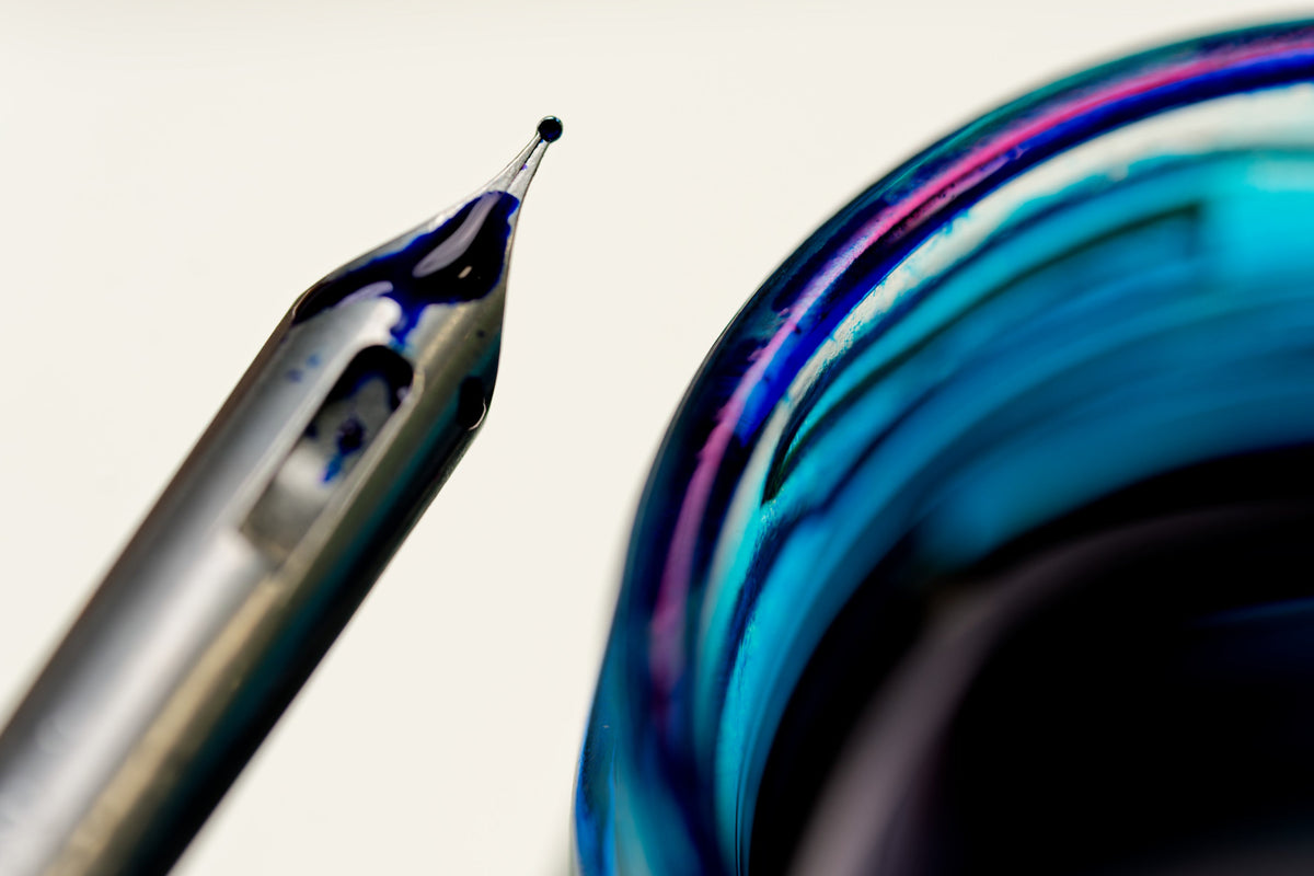 Federal Fountain Pen Ink, 24 mL, Volcanic Blue