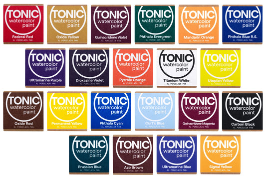 Tonic Watercolor Porcelain Pan Retail Bundle
