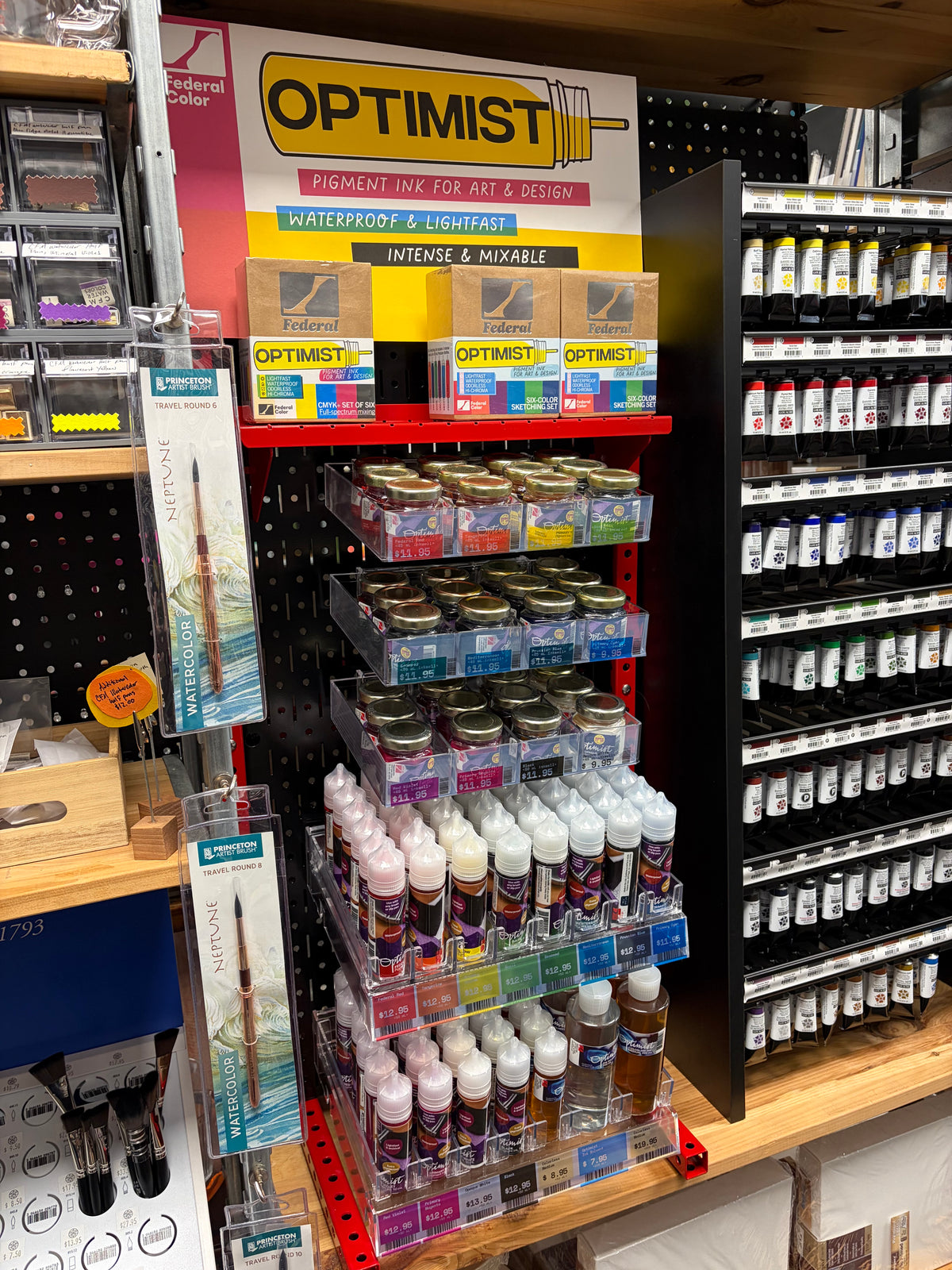 Optimist Pigment Ink Display