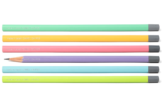 Camel CA-PE5 Pencils, Set of 6, Assorted Colors