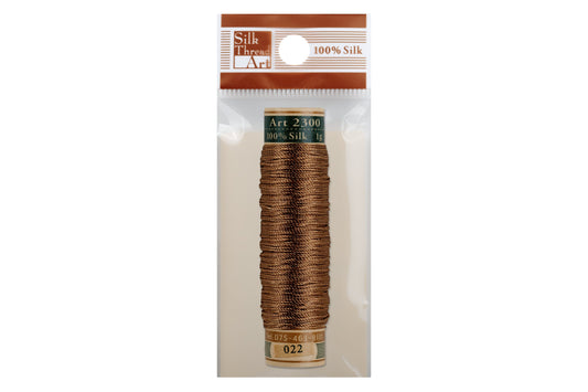 Silk Art Thread, #022 Light Brown