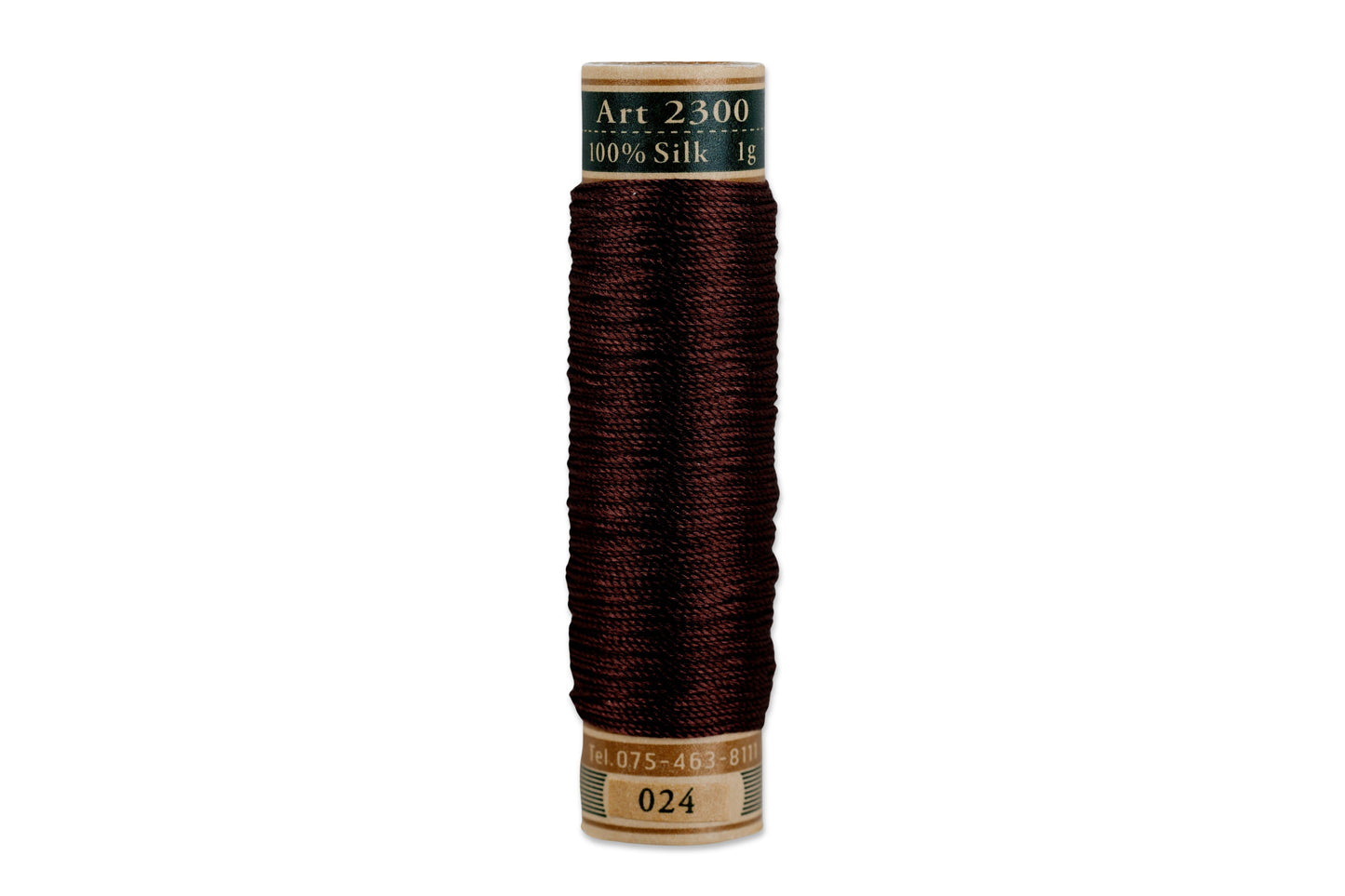 Silk Art Thread, #024 Chocolate Brown