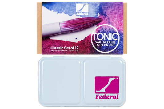 Tonic Watercolor, Classic Set of 12, Horizon Blue