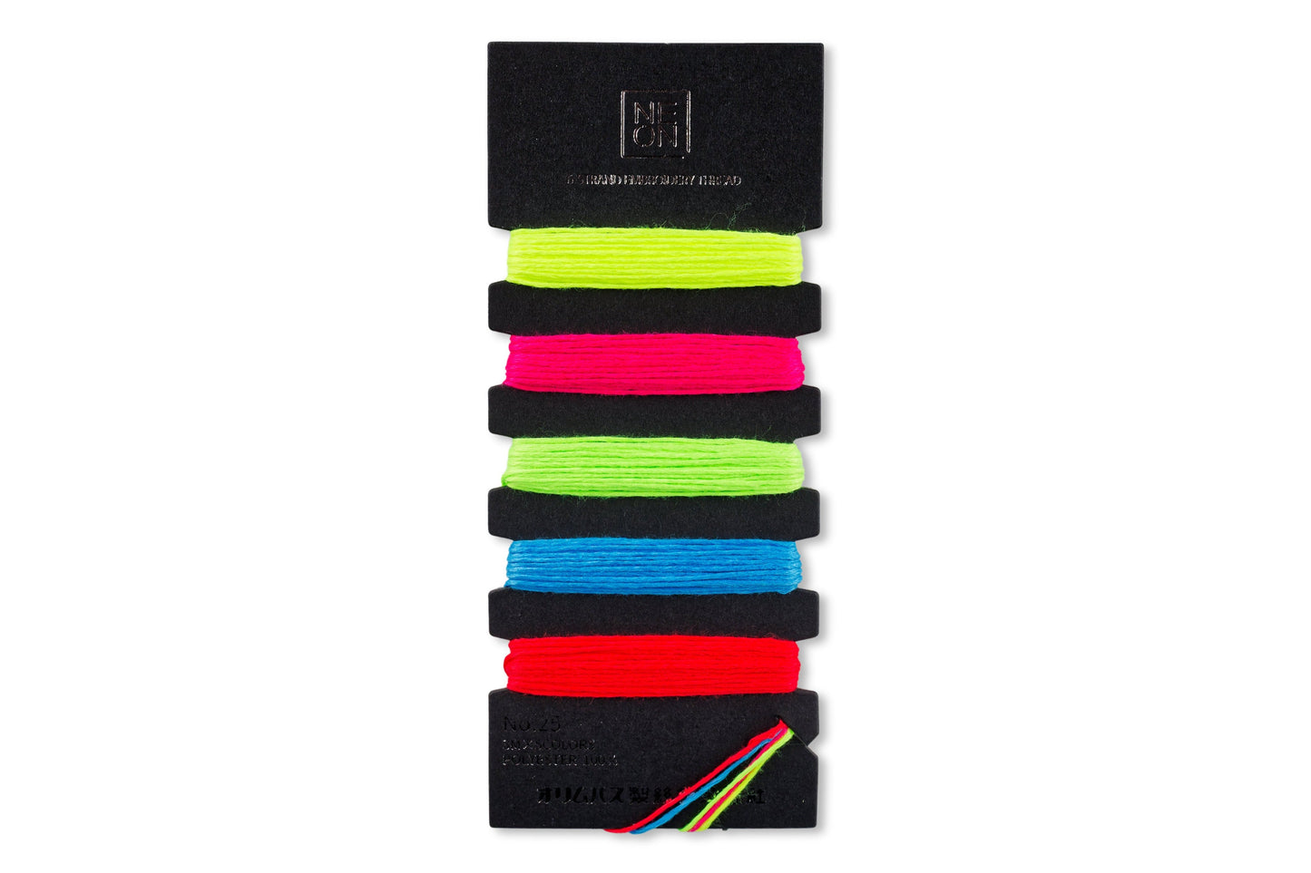 Neon Embroidery Floss, Five-Color Set