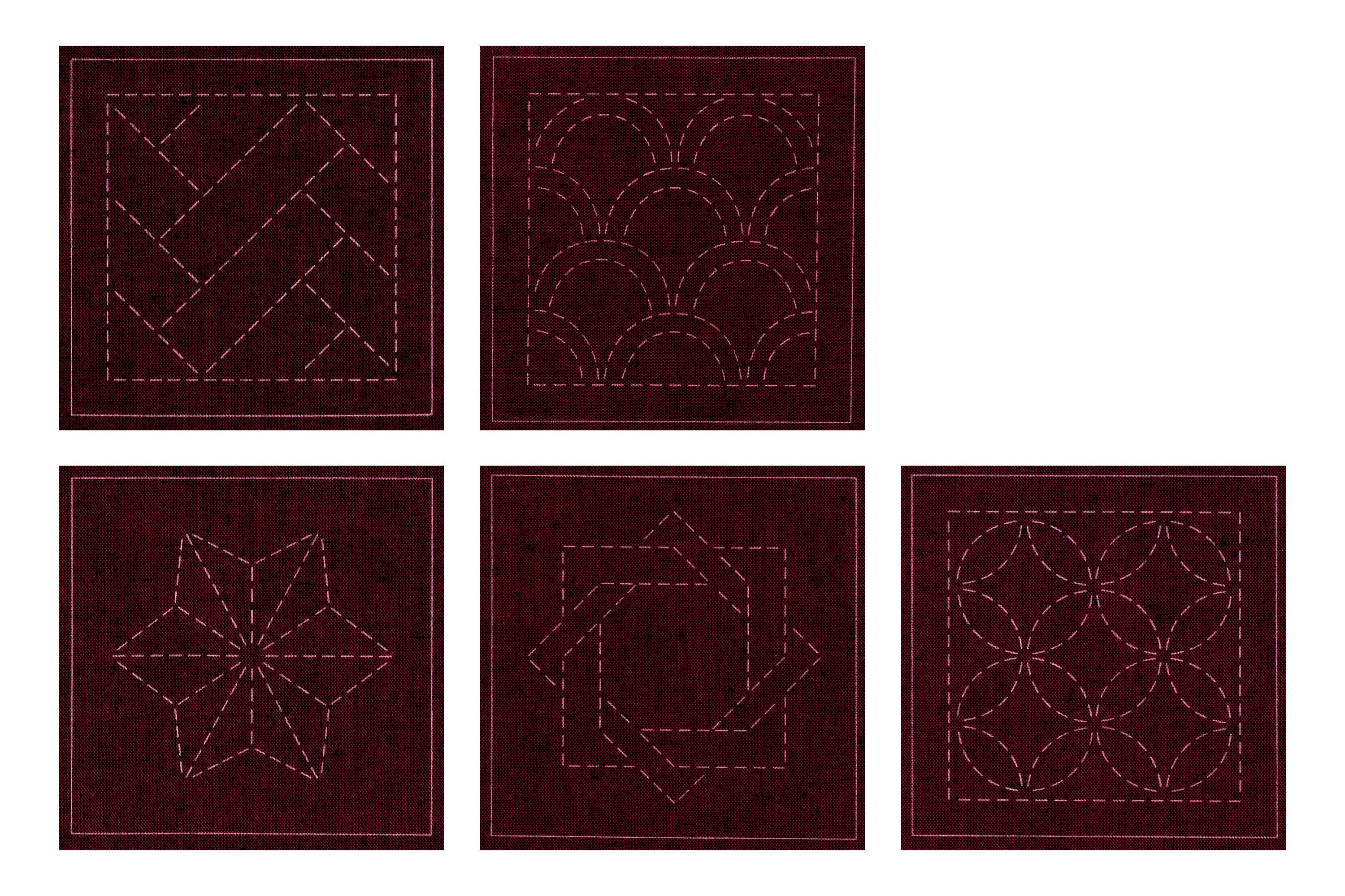 Mini Sashiko Samplers, 4