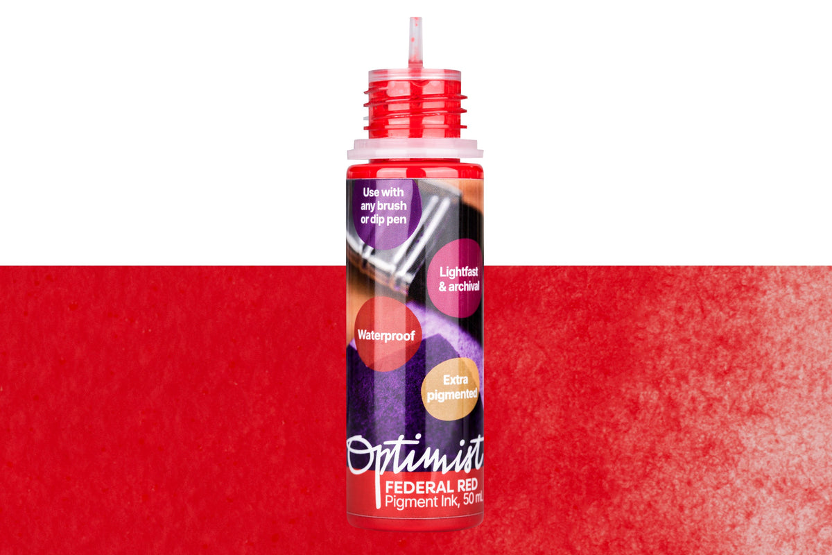 Optimist Pigment Ink, #002 Federal Red