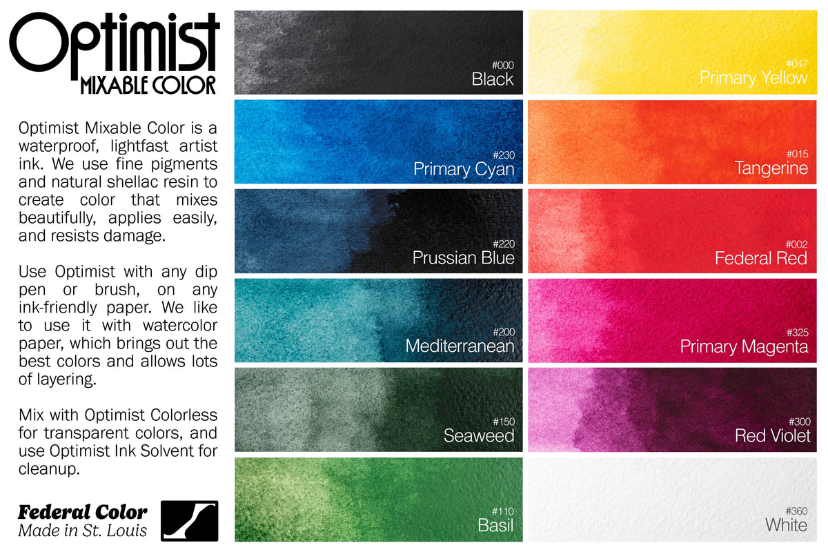 Optimist Pigment Ink, #015 Tangerine