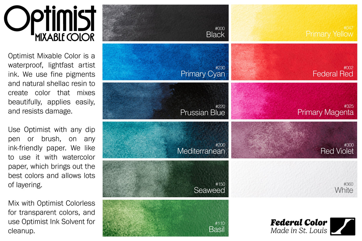Optimist Pigment Ink, #220 Prussian Blue
