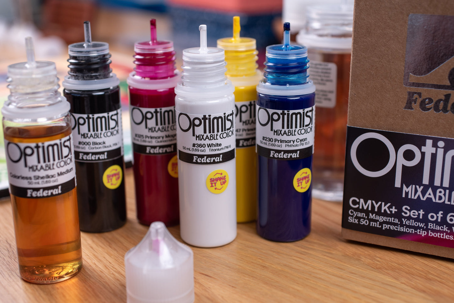 Optimist Mixable Color, CMYK+ Set of 6