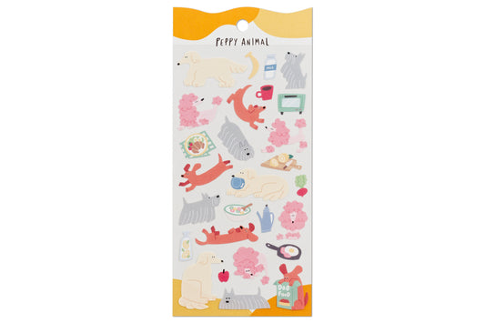 Peppy Animals Sticker Sheet — Dogs