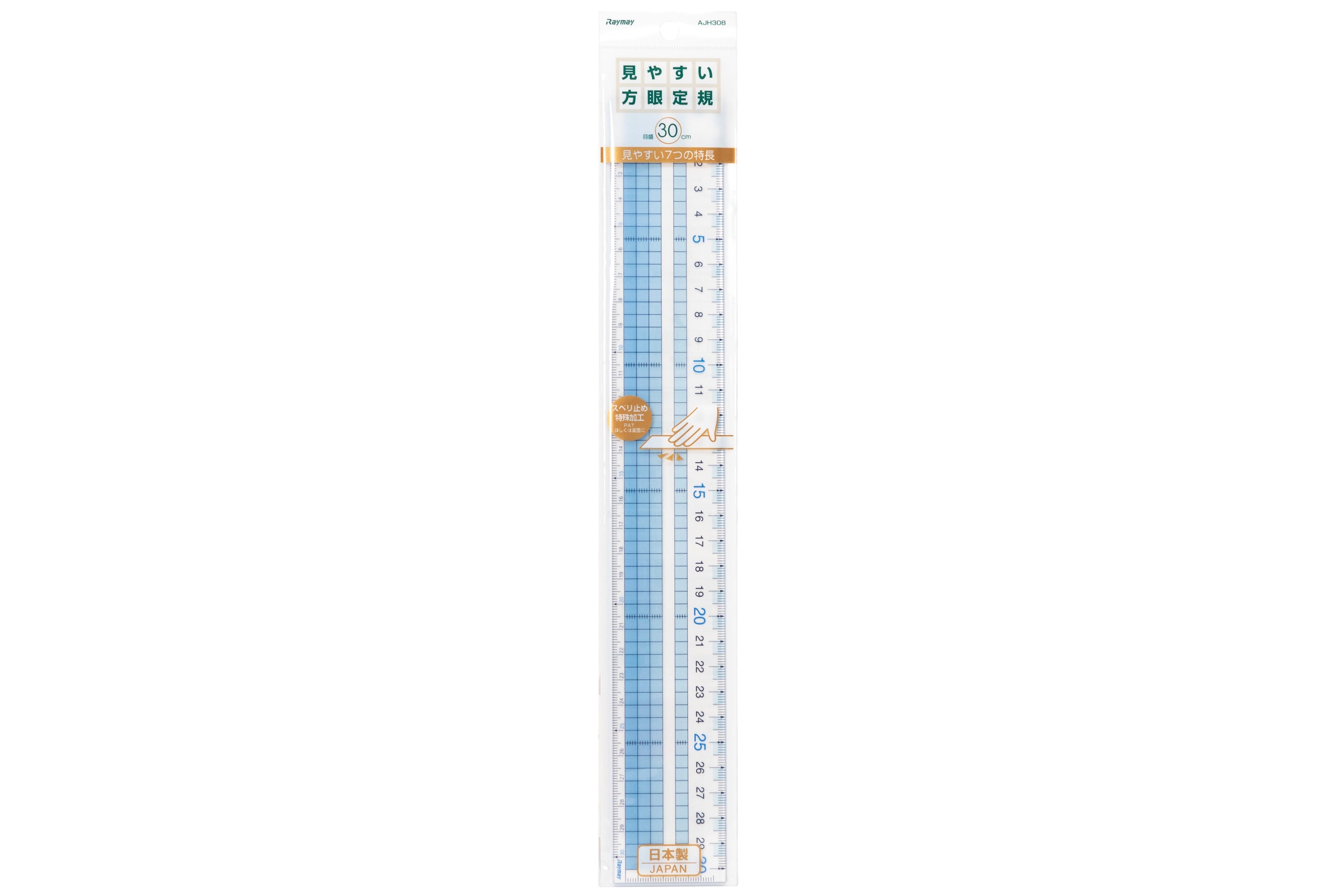 Raymay Grid Ruler, 30 cm – Federal Color