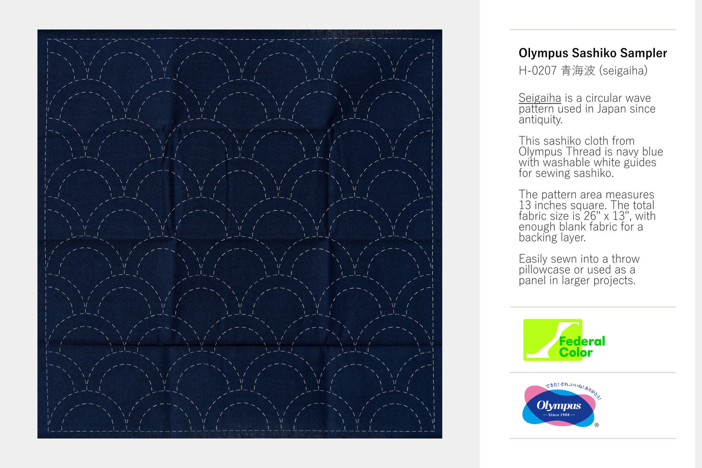 Olympus Sashiko Sampler, Seigaiha