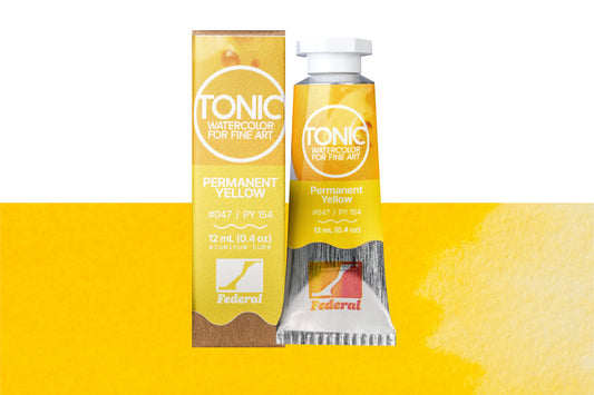 Tonic Watercolor, 12 mL Tube, #047 Permanent Yellow