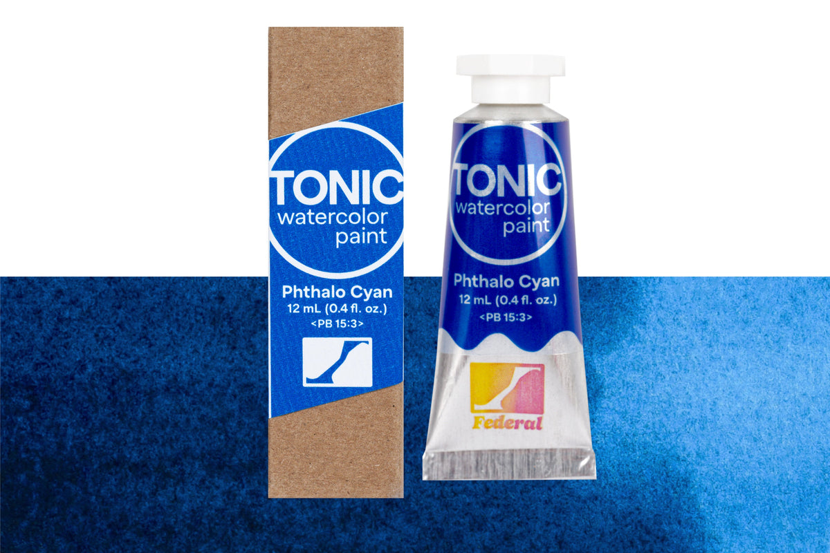 Tonic Watercolor, 12 mL Tube, #230 Phthalo Cyan