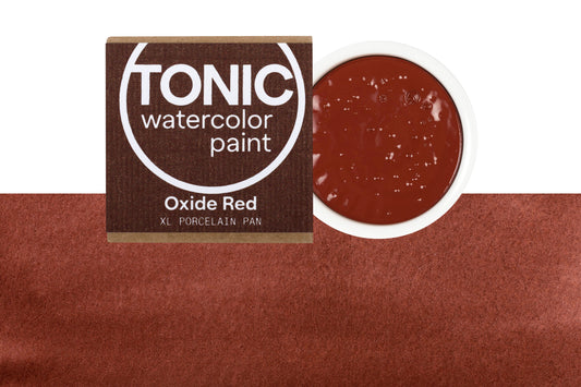 Tonic Watercolor, Porcelain Pan, #012 Oxide Red