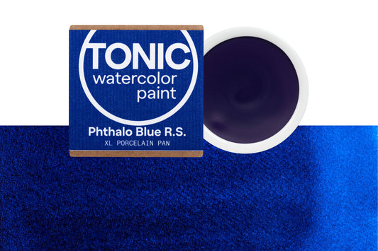 Tonic Watercolor, Porcelain Pan, #240 Phthalo Blue Reddish