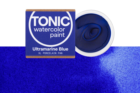 Tonic Watercolor, Porcelain Pan, #245 Ultramarine Blue