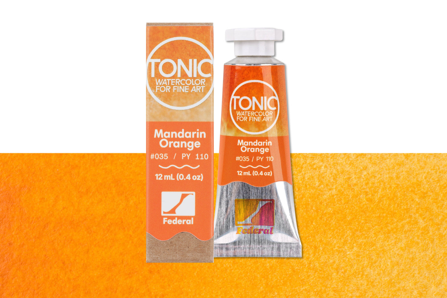 Tonic Watercolor, 12 mL Tube, #035 Mandarin Orange