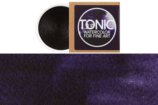 Tonic Watercolor, Porcelain Pan, #265 Dioxazine Violet