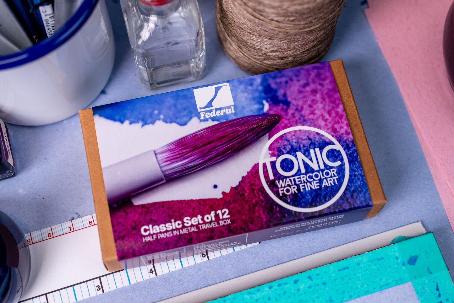 Tonic Watercolor, Classic Set of 12, Horizon Blue