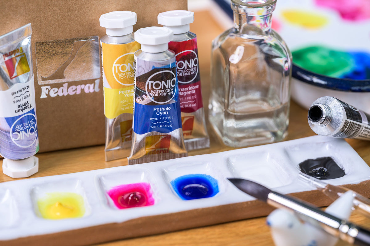 Tonic Watercolor, 12 mL Tubes, Modern Mixing Set of 5