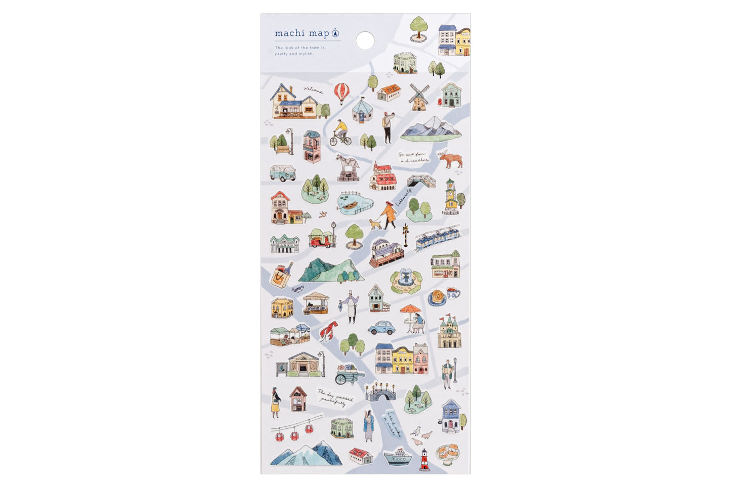 Snowy City Sticker Sheet