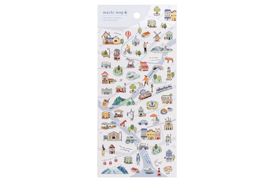 Snowy City Sticker Sheet